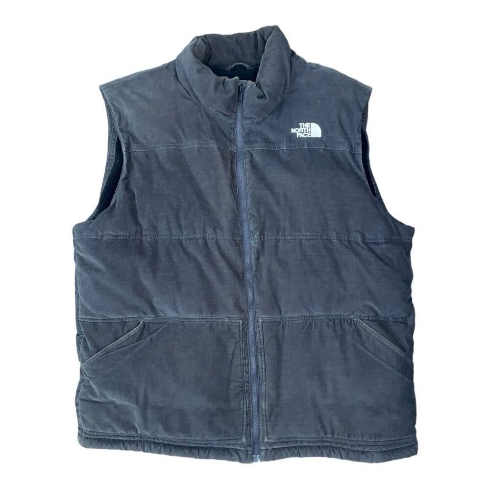 The North Face Corduroy Faded Black Puffer Vest